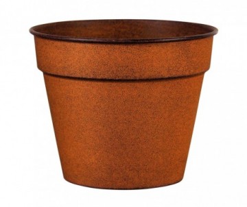 POT ACIER BRUN D15CM