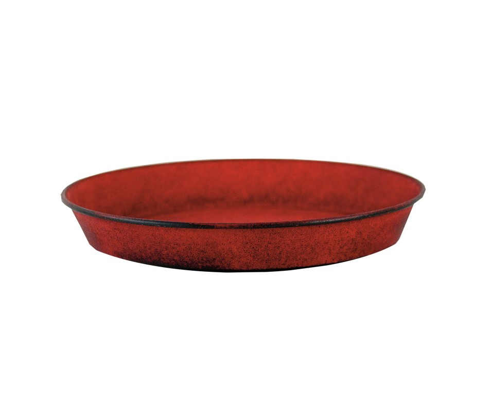 SOUC  ACIER ROUGE D24CM