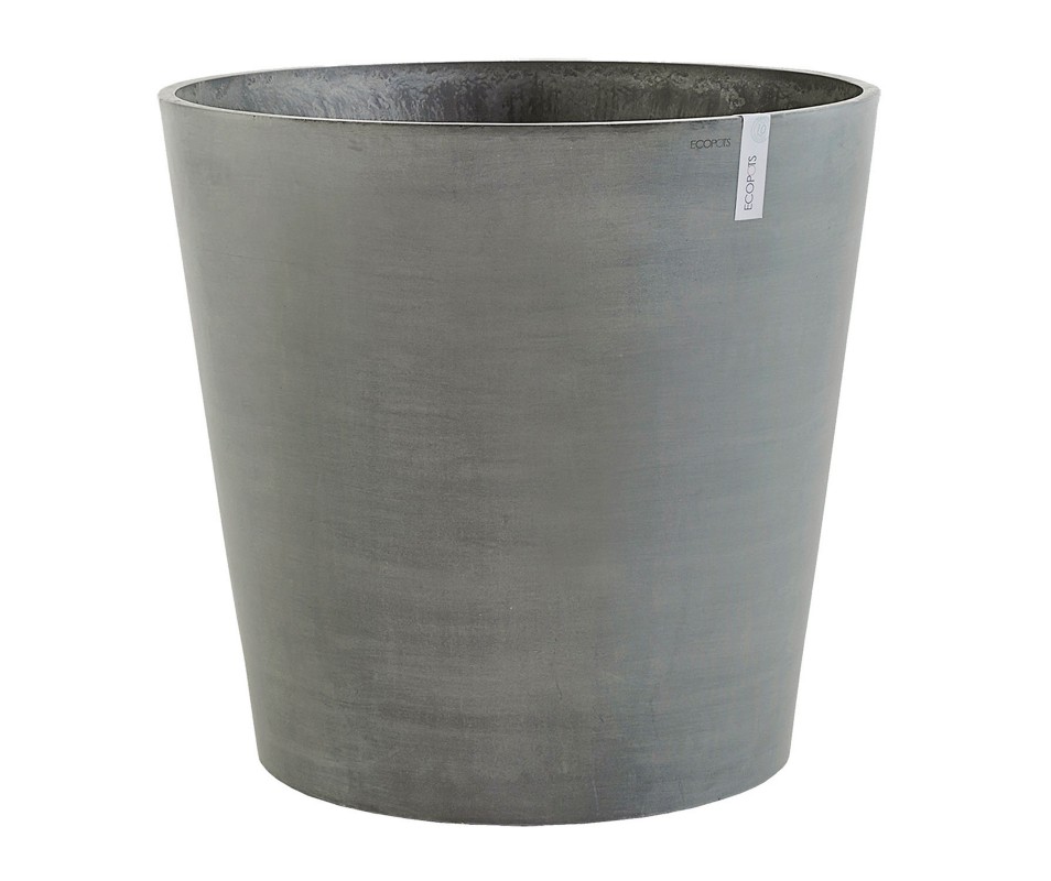 POT AMSTER CIMENT D60CM ROUE