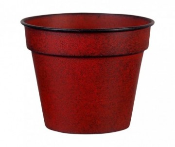 POT ACIER ROUGE D15CM