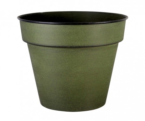 POT ACIER VERT D13CM