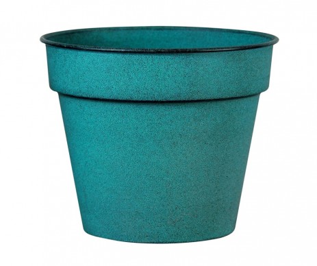 POT ACIER BLEU D15CM