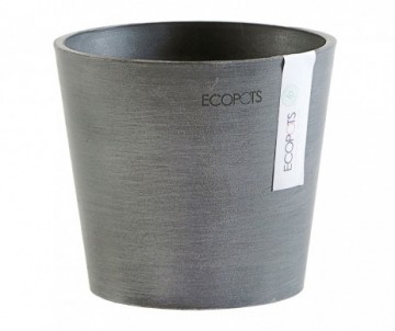 POT AMSTER MINI GREY  D13CM