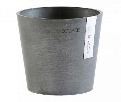 POT AMSTER MINI GREY  D13CM