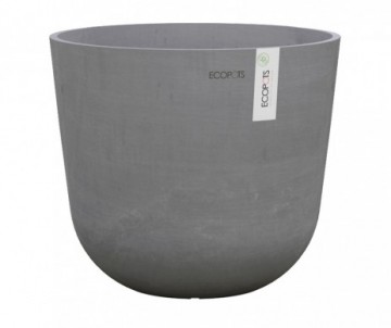 POT OSLO CIMENT 25CM R  EAU