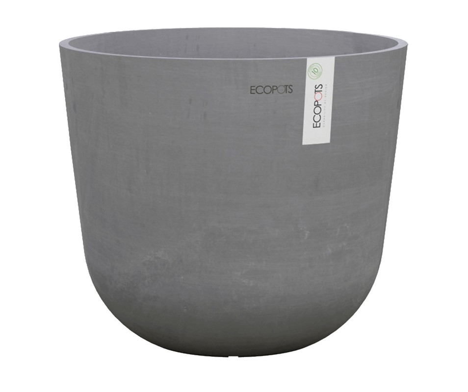 POT OSLO CIMENT 25CM R  EAU