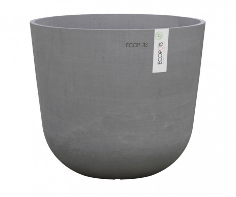 POT OSLO CIMENT 25CM R  EAU