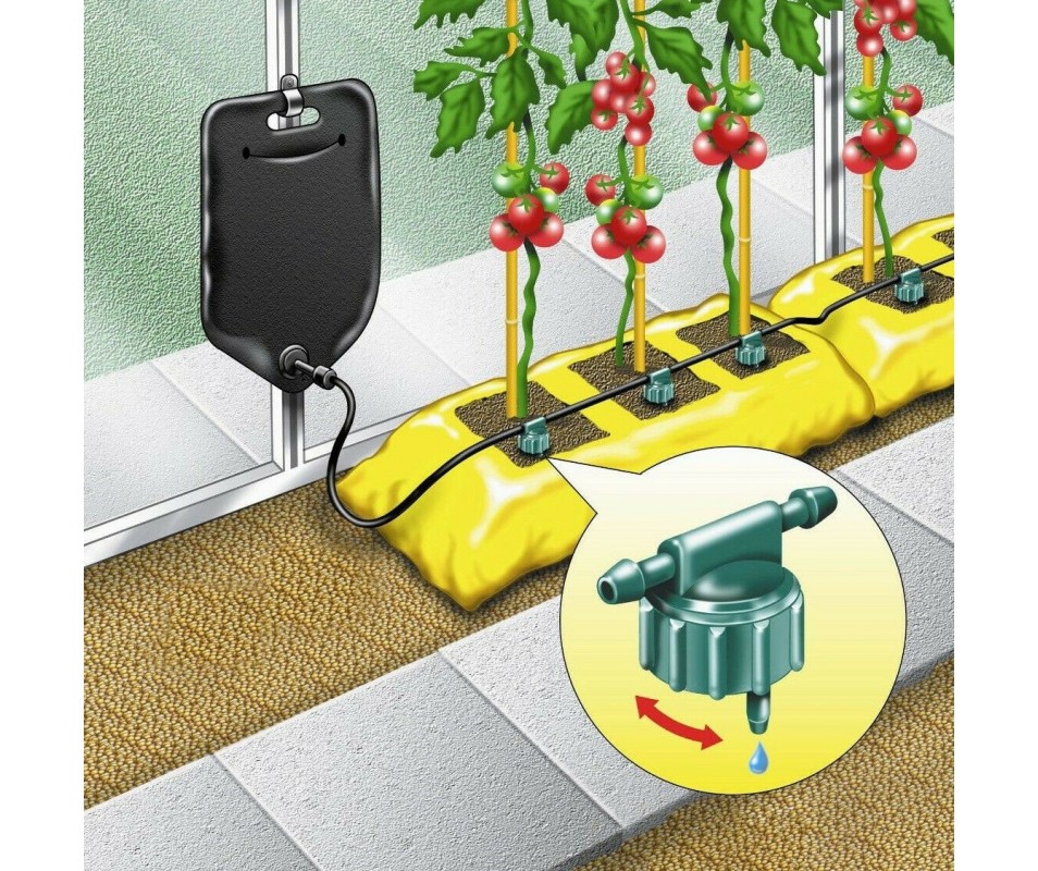 Kit Arrosage Goutte à Goutte Claber - 25 Pots - Système Irrigation Automatique Jardin