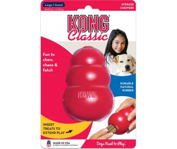 JOUET KONG CLASSIC LARGE ROUGE