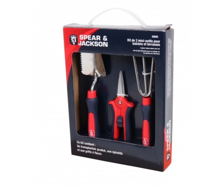 KIT DE 3 MINI OUTILS - SPEAR AND JACKSON