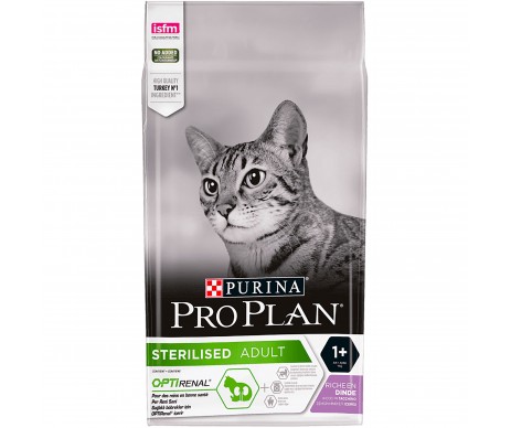 CROQUETTES CHAT STERILISED DINDE 1,5KG - PURINA PRO PLAN