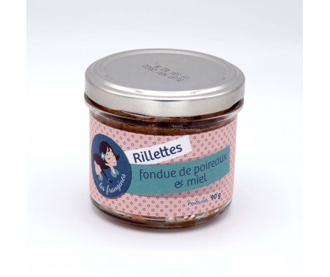 RILLETTES PORC POIREAUX MIEL 90G - SECRETS DE FAMILLE