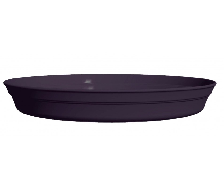 SOUCOUPE POT ROMEO DIAMETRE 25CM NOIR VIOLINE