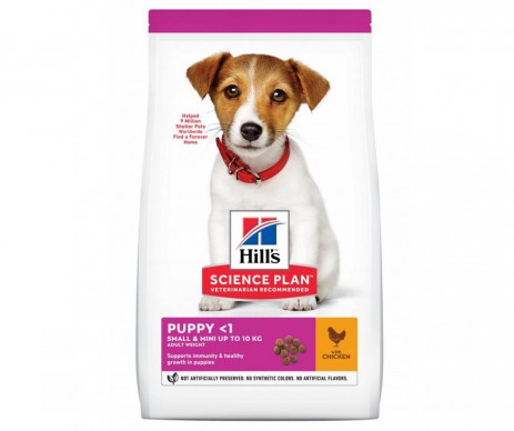 CROQUETTES PUPPY SMALL&AMP;MINI POULET 1.5KG