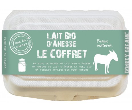 COFFRET COSMÉTIQUE LAIT D'ANESSE PUR - MAS DU ROSEAU