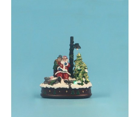 SCENE DE NOEL PN LED 12x9x14