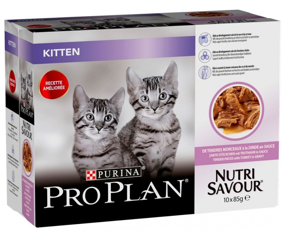 CAT POCHON JUNIOR DINDE 10X85G