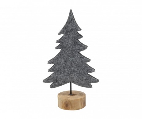 SAP FEUTRE SOCL BOIS 17CM GRS