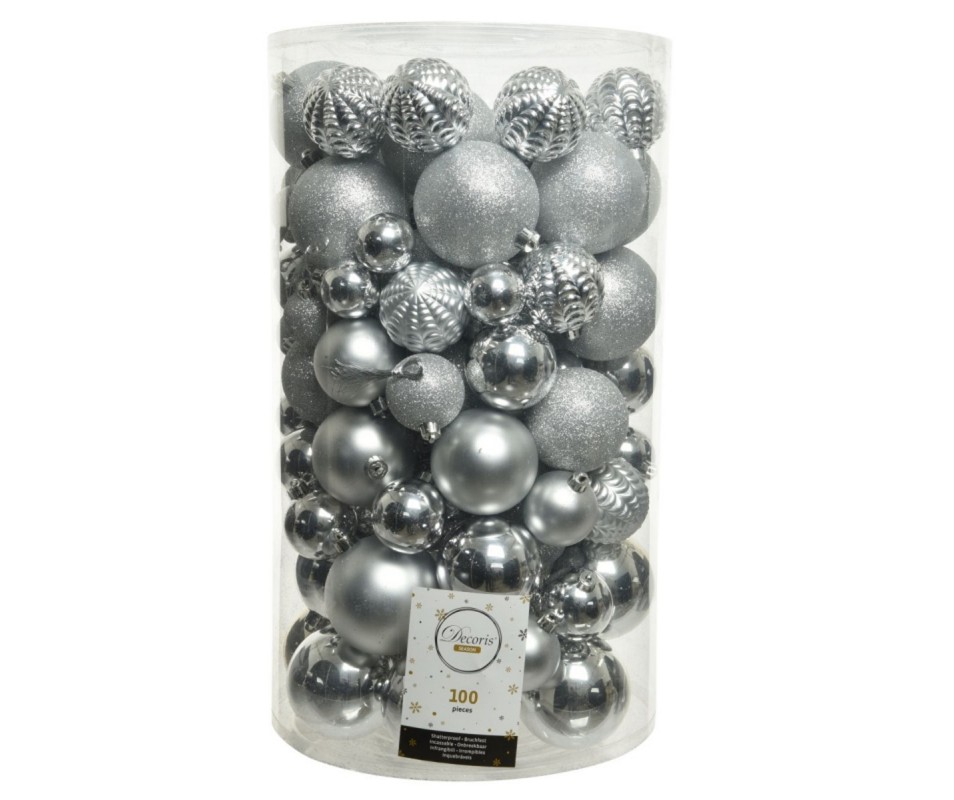 BOULES INCASSABLE D8CM ARGENT