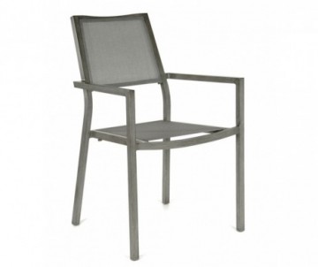 FAUTEUIL FLORENCE ICE/ARGENT