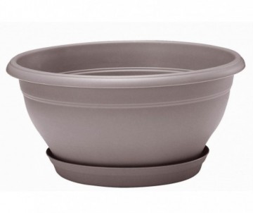 COUPE LOTUS RONDE DIAMETRE 25CM TAUPE