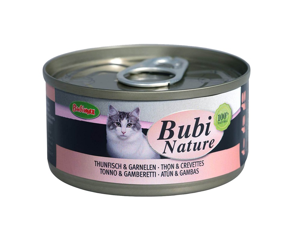 Patee Chat Thon Et Crevettes 70gr Bubi Nature