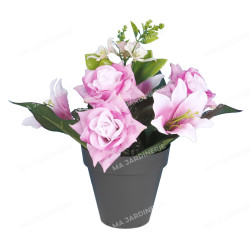 Pot rose lys