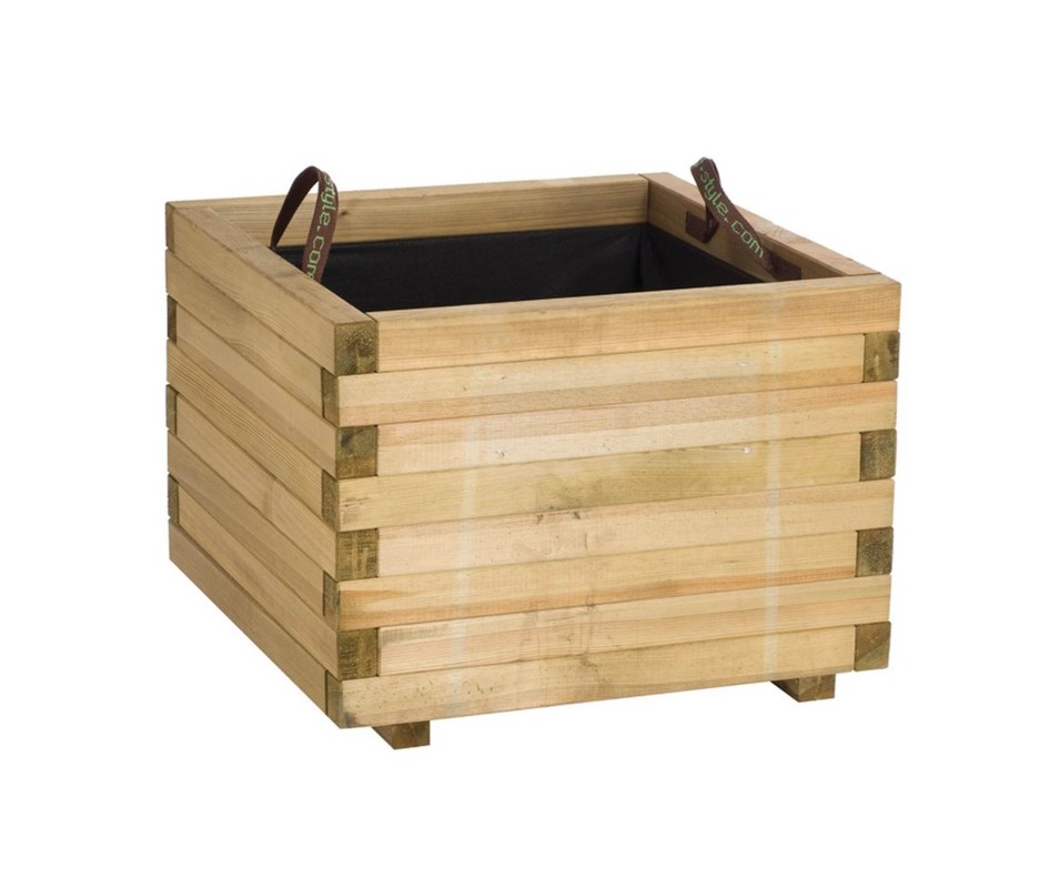 BAC BOIS BAROQUE CARRE 30X30X28CM