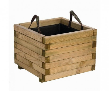 BAC BOIS BAROQUE CARRE 40X40X33CM