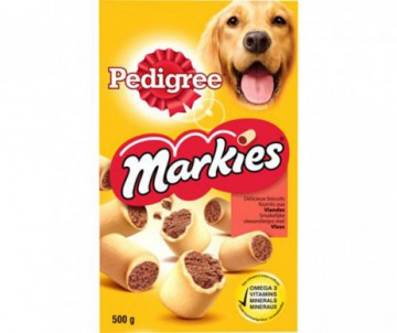 BISCUITS PEDIGREE MARKIES FOURRES D'OS A MOELLE 500GR