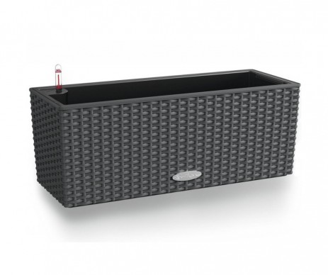 JARDINIERE RESRVE D'EAU 50X19X19CM GRANIT