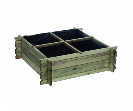 CARRE POTAGER SOL BASIL COTES 100CM X HAUTEUR 27 CM