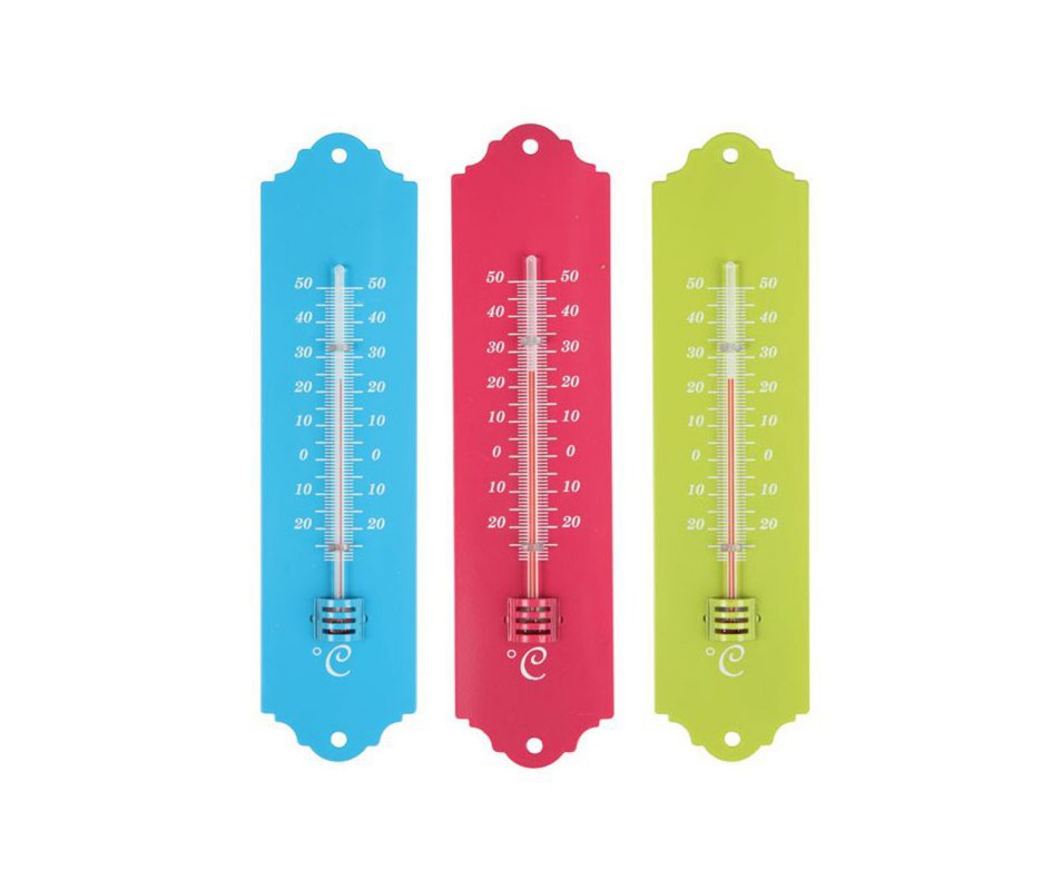Thermometre bois 20cm