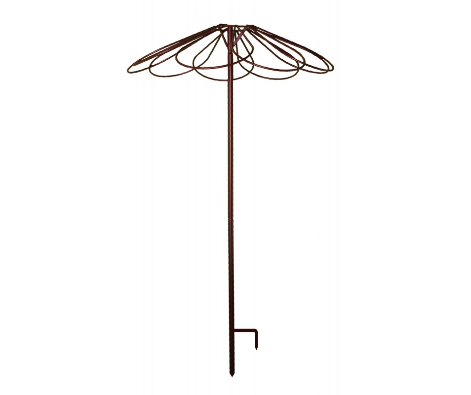 TUTEUR PARAPLUIE 9 PETALES FER VIEILLI
