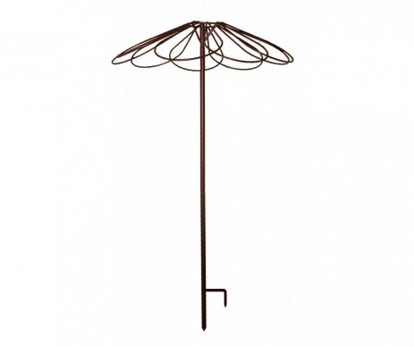 TUTEUR PARAPLUIE 9 PETALES FER VIEILLI