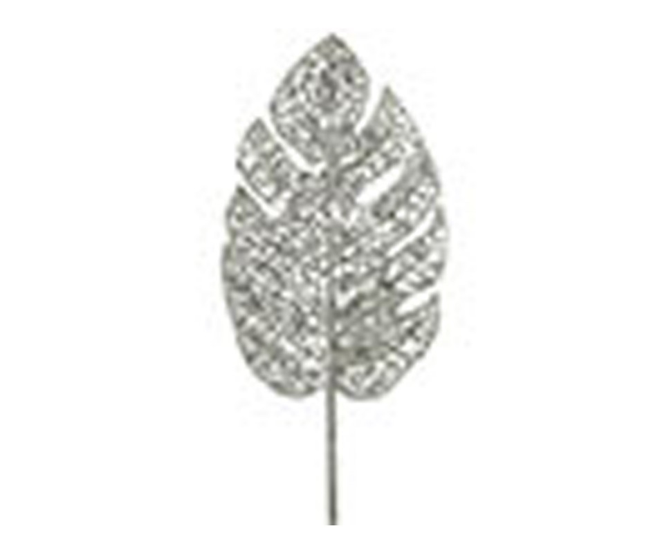 FEUILLE PHILLO MONSTREA ARGENT