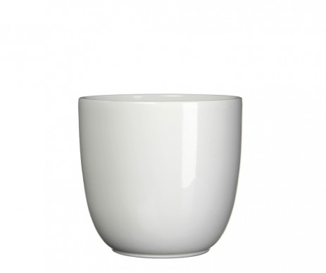 POT TUSCA ROND BLANC D25