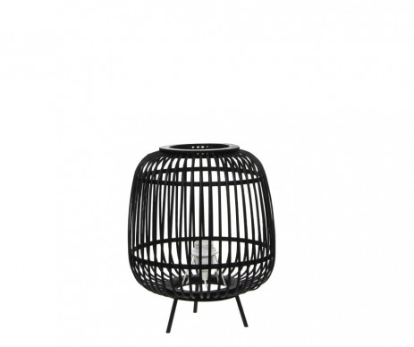 LAMPE DE TABLE NOIR -H37XD29CM