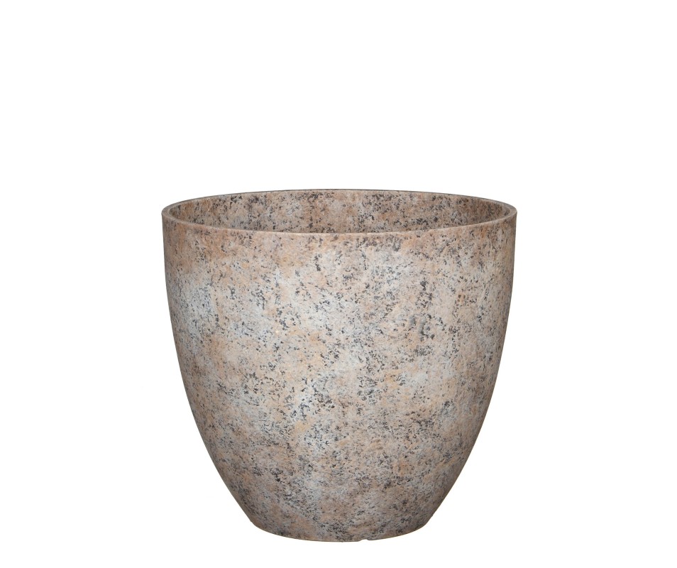 POT RONDE BLANC ANTIQUE -H33CM