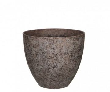 POT RONDE TAUPE ANTIQUE-H39CM