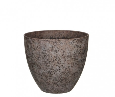 POT RONDE TAUPE ANTIQUE-H39CM