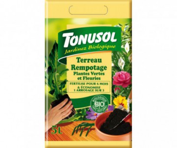 TERREAU REMPOTAGE 5L - 100% NATUREL - TONUSOL