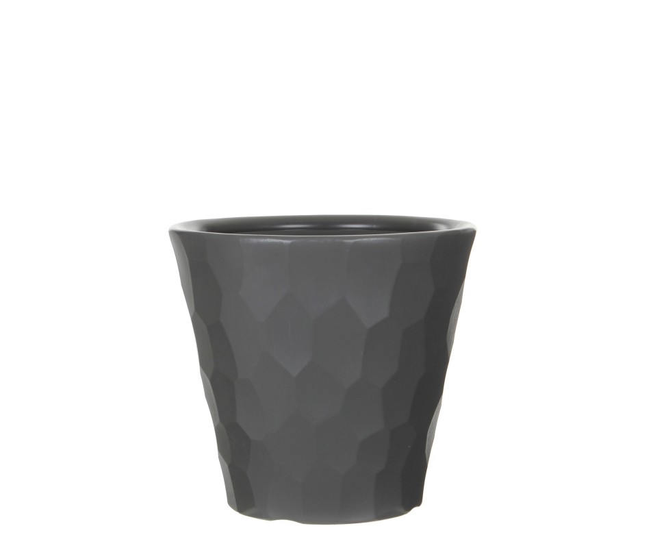 POT RONDE GRIS - H32XD34