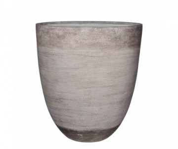 POT RONDE TAUPE - H50XD45CM