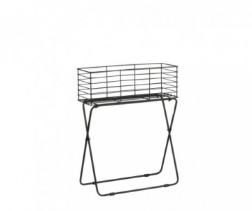 FENCE PLANT STAND NOIR H68CM