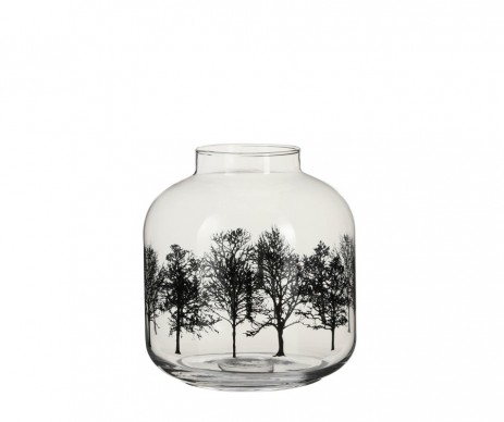 VASE VERRE - H21XD19CM