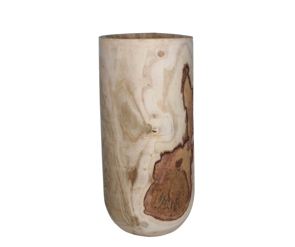 VASE PIA MARRON h65xd30cm