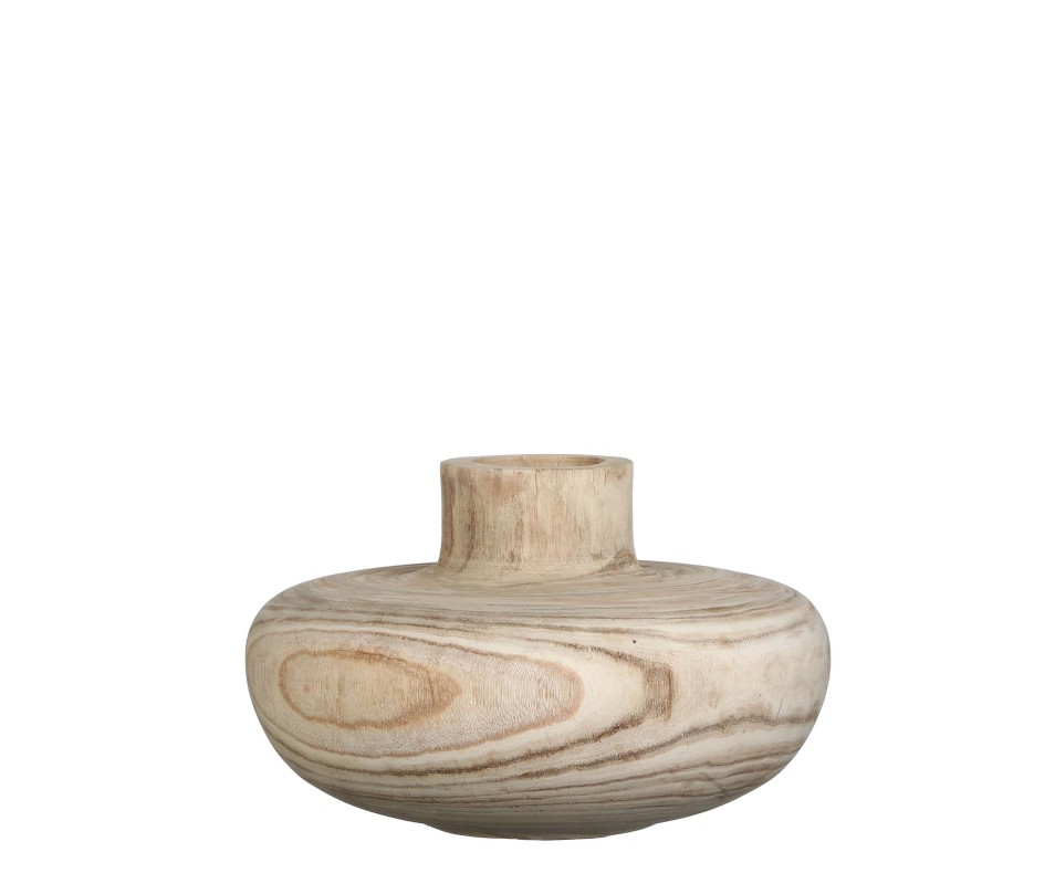 VASE PIA MARRON cl h23xd34cm