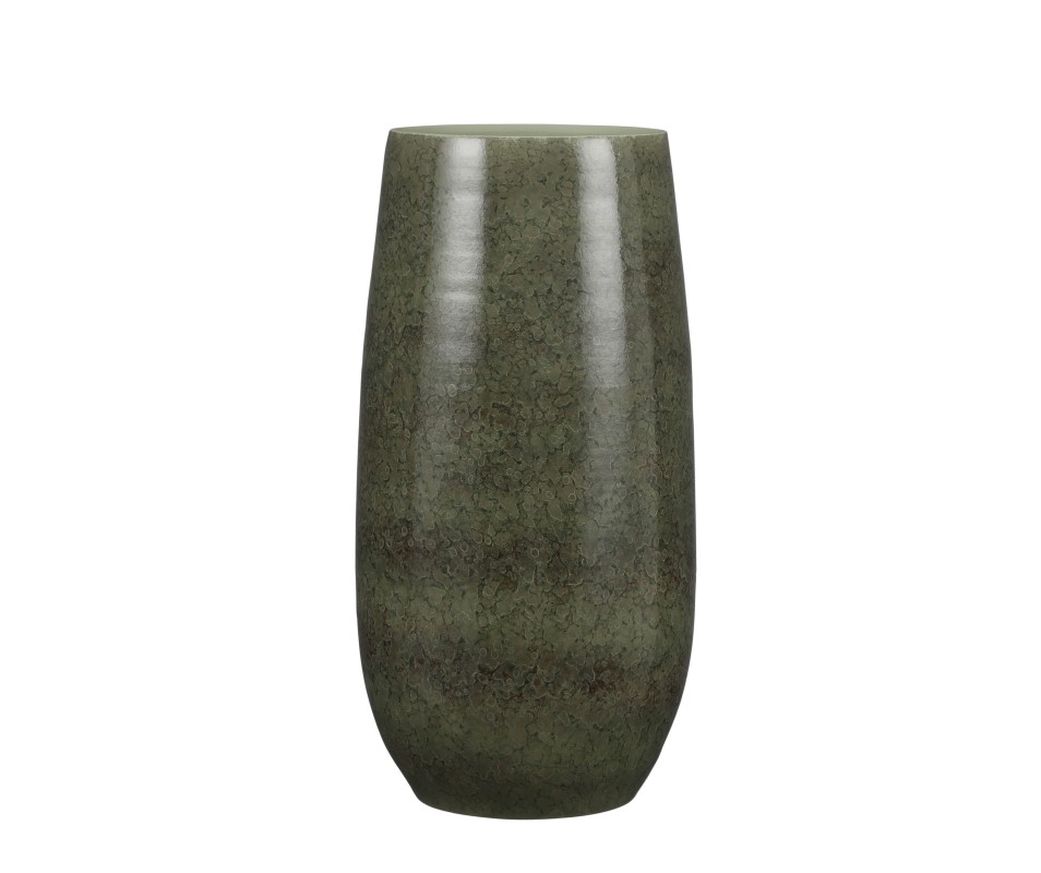 VASE ROND OLIVER VERT H50XD26