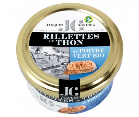 RILLETTES.THON POIVRE VERT BIO